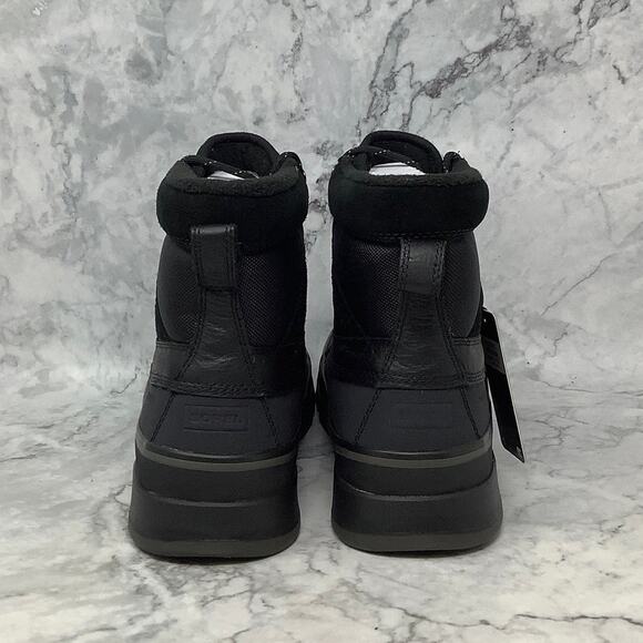 Sorel Sz 11.5 Black/Jet Ankeny II 200g Boots Waterproof Insulated Lace Up P33-10 - Picture 5 of 11